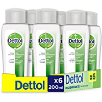 Dettol Gel hidroalcoholico higienizante de manos - 200 ml x 6